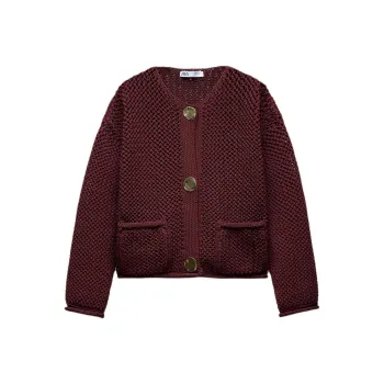 ZARA Knitwear Women's Red
