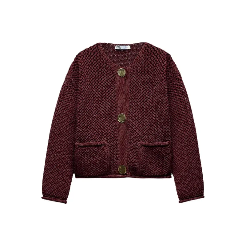 ZARA Knitwear Women's Red-0