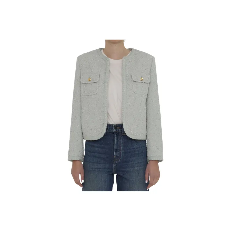 CELINE Chelsea Jacket In Lightweight Natté-0