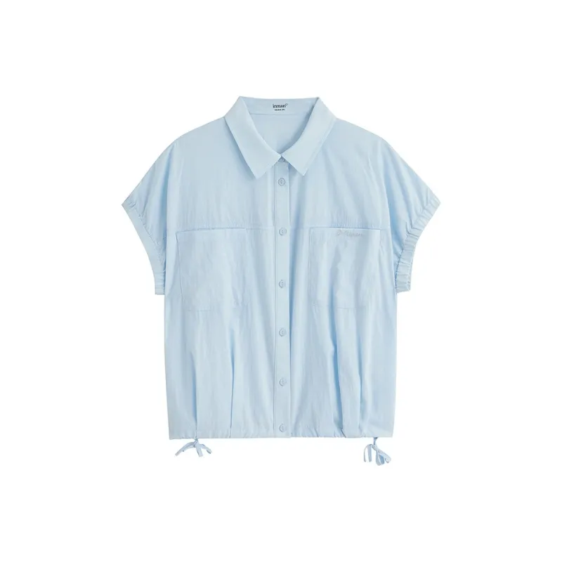 Inman Shirts Women's Light Blue-0