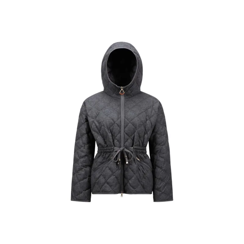 Moncler Down Jackets Women's Dark Gray-0