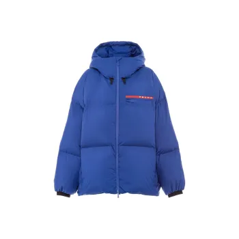 PRADA Re Nylon Down Jacket Women's Indigo