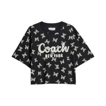COACH T Shirts Women's Black