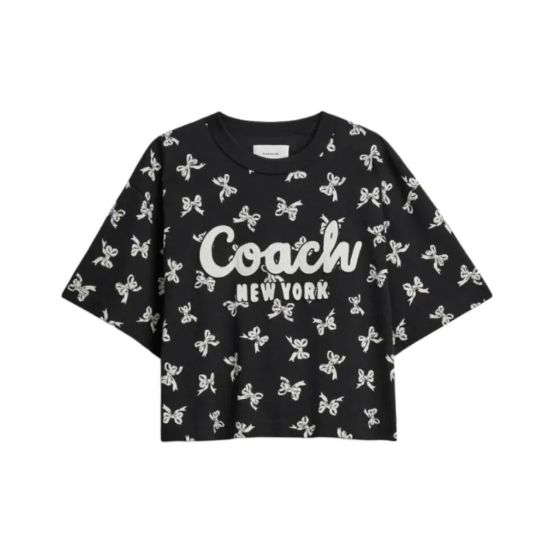 COACH T Shirts Women's Black-0