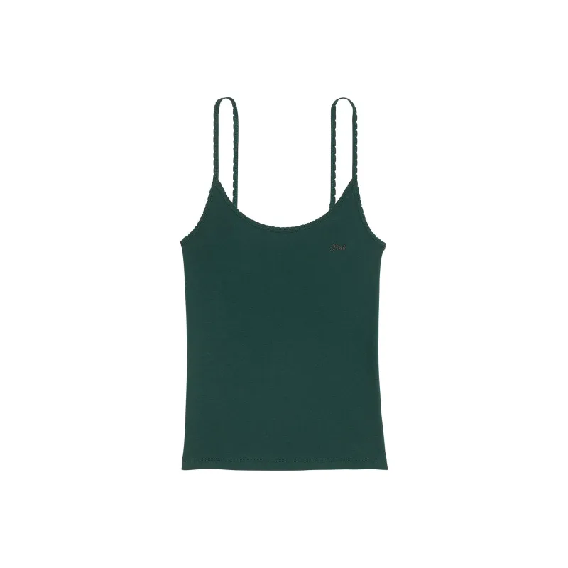 Victoria's Secret PINK Pretty Perfect Cami/Deep Forest Camisole Women's Deep Forest-0