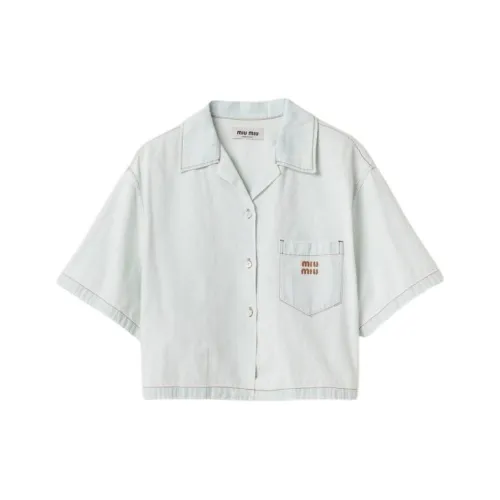 MIU MIU Chambray Denim Shirt