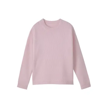 Fstudio Korean Style Autumn And Winter Crew Neck Small Design Atmosphere Wool Knitwear Women's