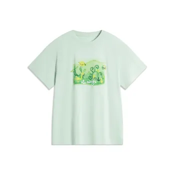 LiNing Sports Life Collection T Shirt Women's Ice Cream Green