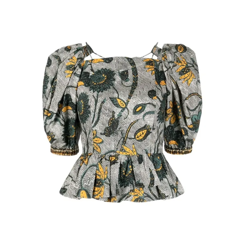 Ulla Johnson Portofino Floral print Blouse-0