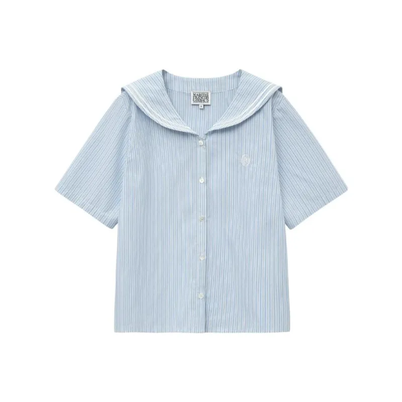 MARITHE FRANCOIS GIRBAUD SS24 Shirt Women's Light Blue-0