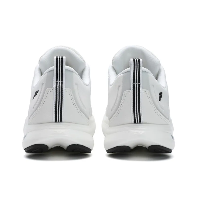 FILA Slip Resistant, Abrasion Resistant, Breathable, Lightweight Coverage Low Top Running Shoes Women's FILA White-3