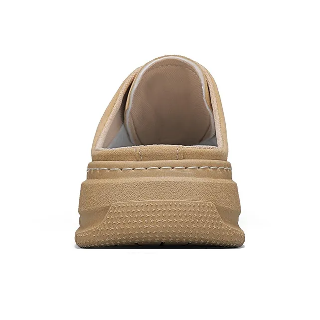 ENRICO COVERI Rubber Sole Quiet, Odor Resistant, Slip Resistant Closed Toe Slippers Men's-7