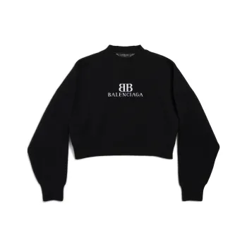 Balenciaga Bb Logo Knitted Jumper