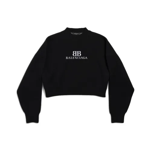 Balenciaga Bb Logo Knitted Jumper