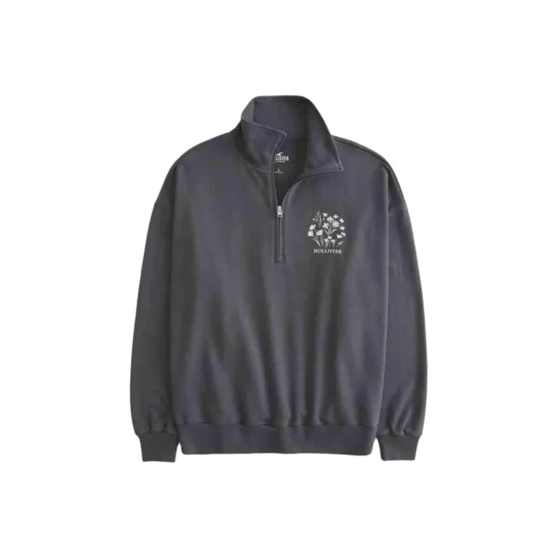Hollister Sweatshirt Women's Dark Gray-0