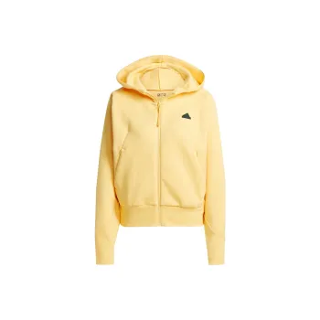 Adidas Z.N.E. Full-Zip Hoodie Sweatshirt Women's Yellow