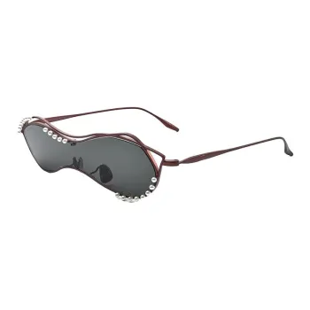 THE OWNER Β Titanium Irregular Shape Sunglasses Unisex