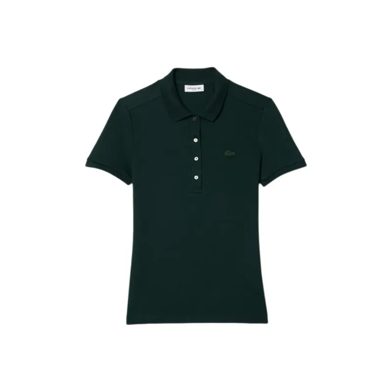 LACOSTE Polo Shirt Women's Medium Pea Green-0
