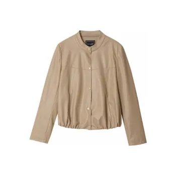 OUNIXUE Jackets Women's Dark Khaki