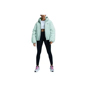 On x LOEWE Puffer Jackets Coats Women's Light Green
