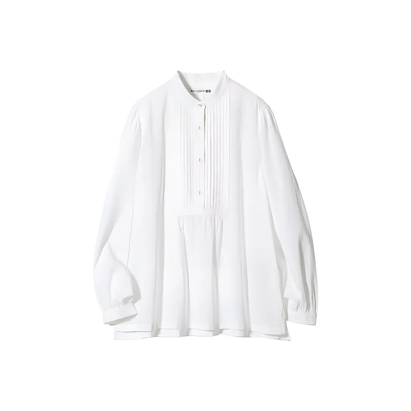 Ines De La Fressange X UNIQLO X Ines De La Fressange Shirts Women's White-0