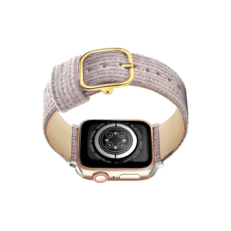 ZHENGGUANG Watch Band Apple Compatibility Corduroy Material-11