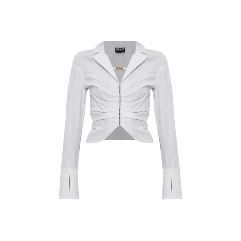 VERSACE JEANS COUTURE Ruched Front Top-0