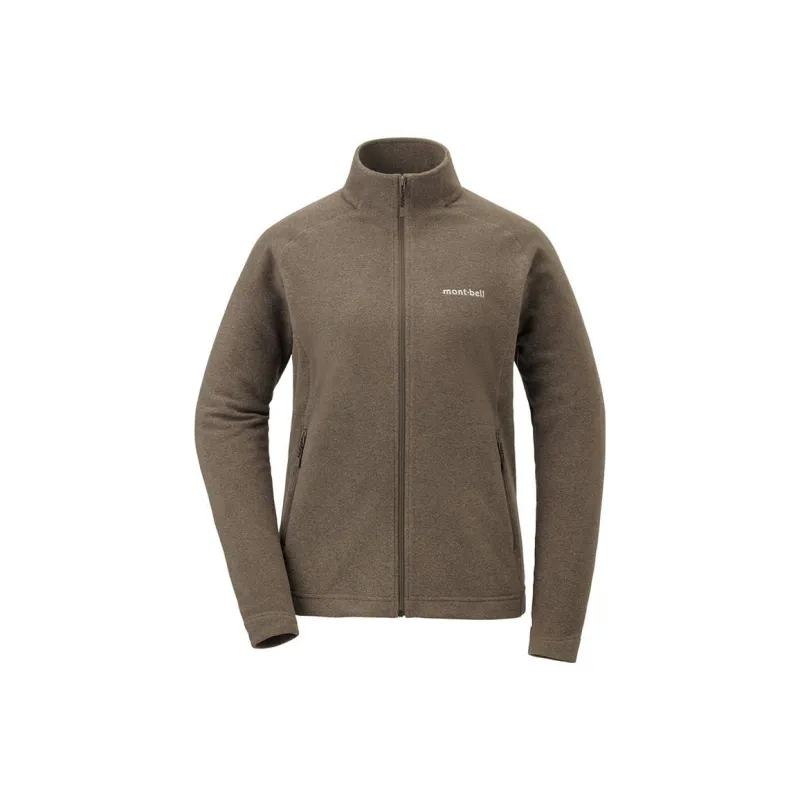 MONTBELL Cardigan Stand Collar Jacket Windbreaker Jacket Liner Fleece Women's-3