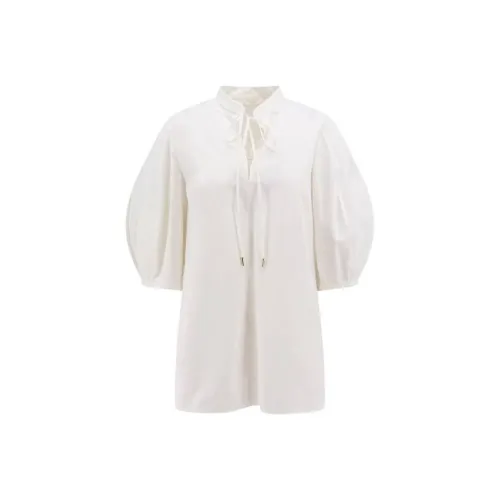 Chloé Tie Detailed Tunic Shirt