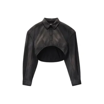 Alexander Wang Button Up Cropped Jacket