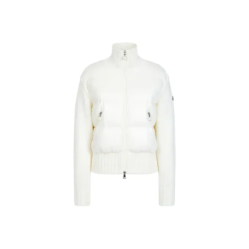 Moncler Padded Corduroy Collection Down Jacket Women's White