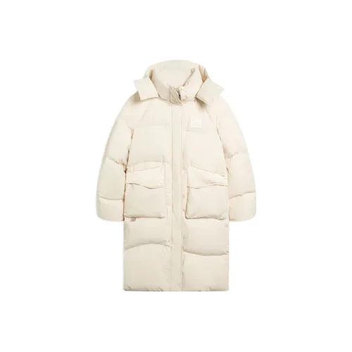 LINING Sports Trend Series Down Jackets Women's Swan White