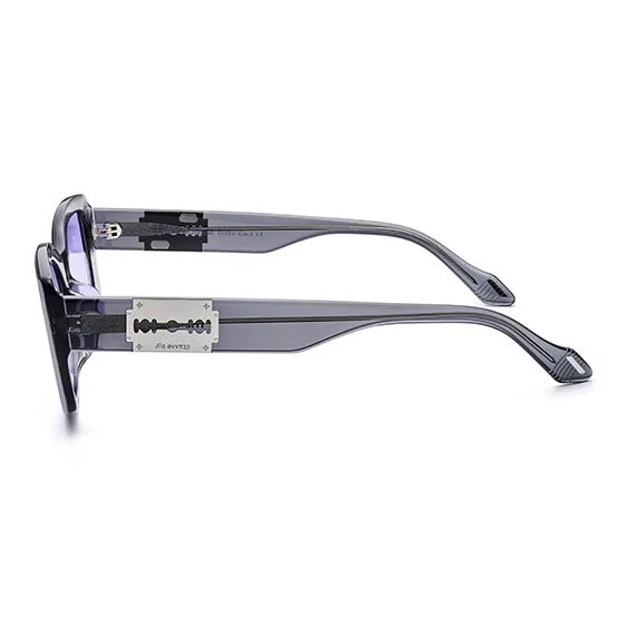 THE OWNER Plate Frame Rectangular Sunglasses Unisex-13