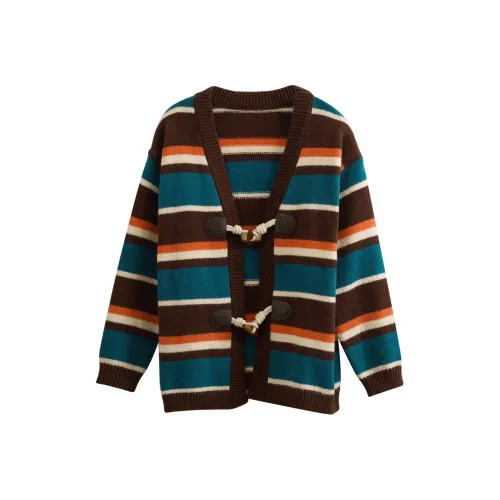 Olrain Knitwear Women's Coffee in Stock