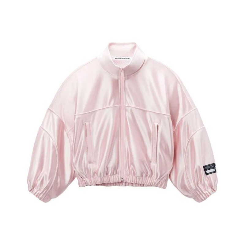 Alexander Wang Logo appliqué Bomber Jacket-0