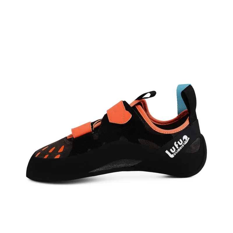 Land Axe Abrasion Resistant Slip Resistant Low Top Rock Climbing Shoes Unisex Orange-0