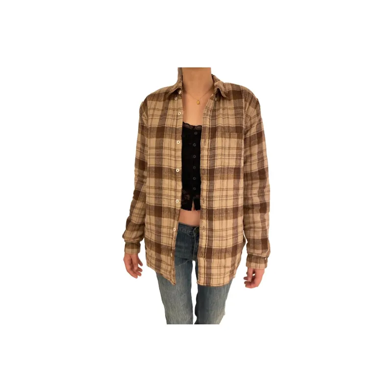 Brandy Melville Shirt Women's Sandy Brown-0
