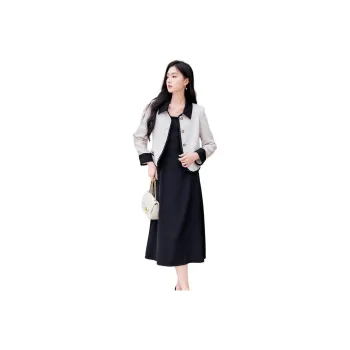 Like The Age Of Water Jackets Coats Women's Black White