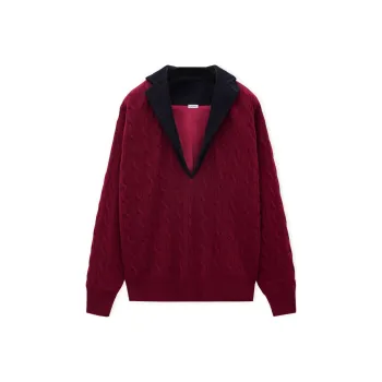 LOEWE FW24 Cashmere Sweater Women's Red