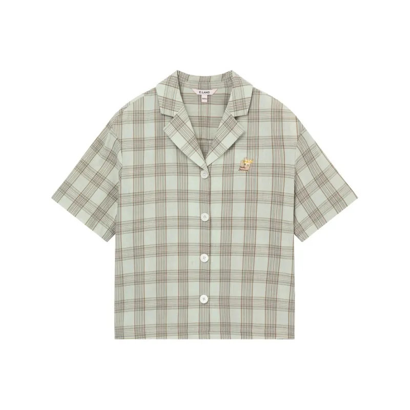 E.land Shirt Women's Army Green-0