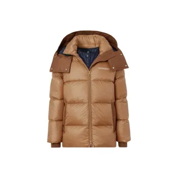 Burberry FW22 Down Jacket Women's Soft Brown