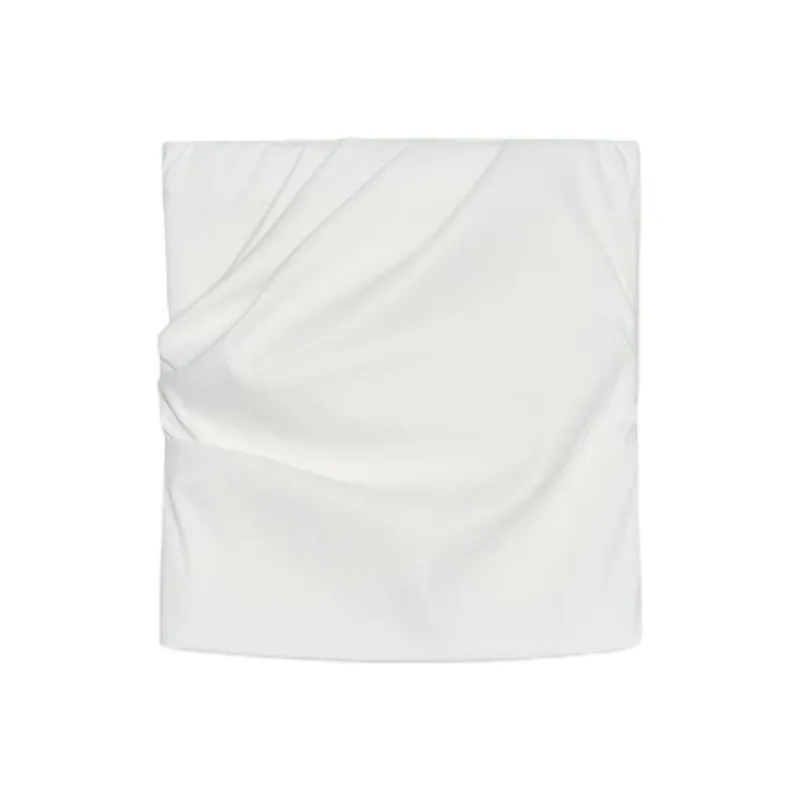 ZARA Strapless Top Women's White-0