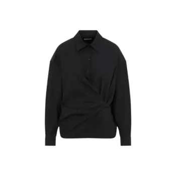 Lemaire Twisted Detail Buttoned Shirt