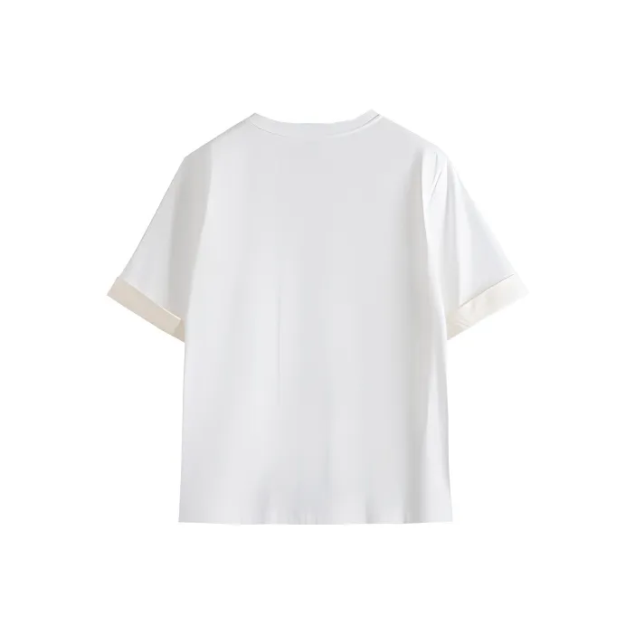 LUYOUYE Regular T Shirt Women's White-1