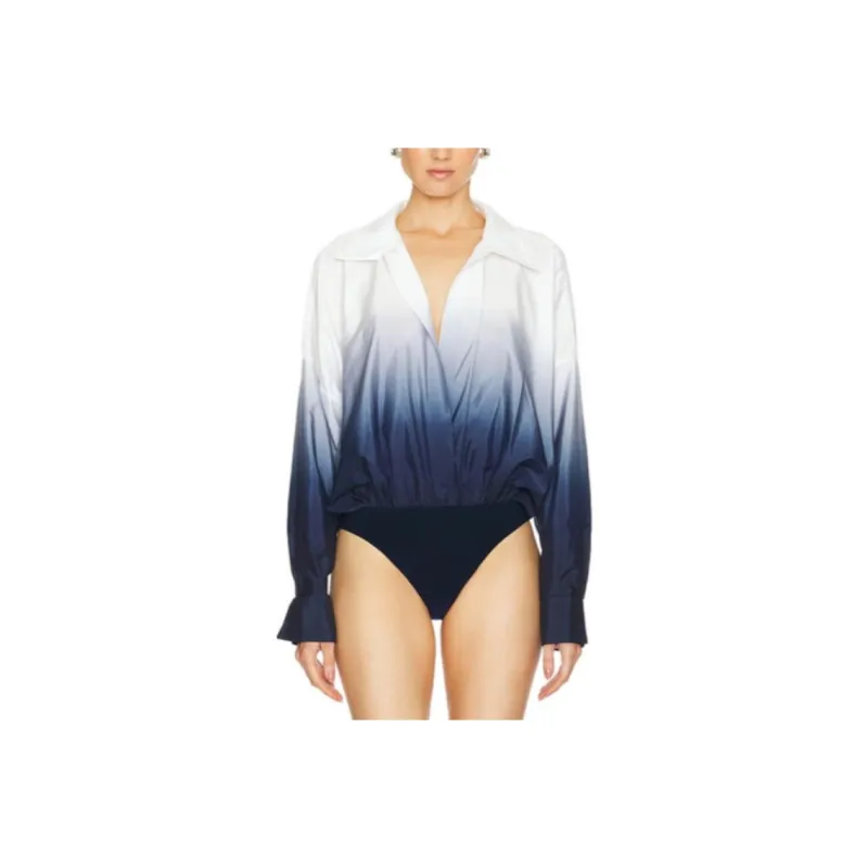 NORMA KAMALI Bodysuits Women's Marine Blue-0