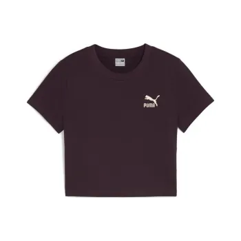 PUMA CLASSICS T Shirt Women's Dark Purple