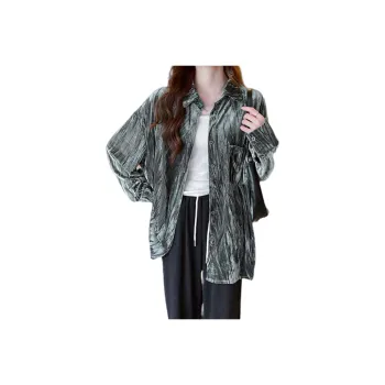 ABBY GODDESS French Vintage Pleuche Shirt Women's