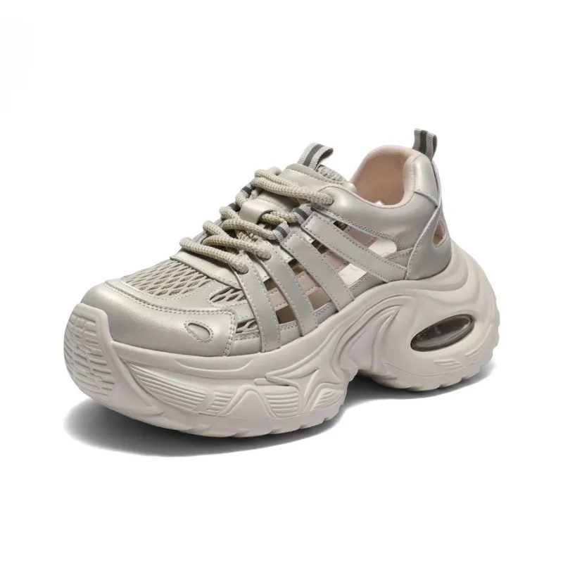 BELLE Breathable Low Top Chunky Sneakers Women's-6