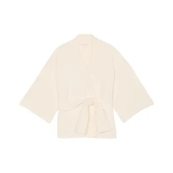 Victoria's Secret Luxe Crème Knit Wrap Sweater / CANDLELIGHT Knitwear Women's Candlelight White