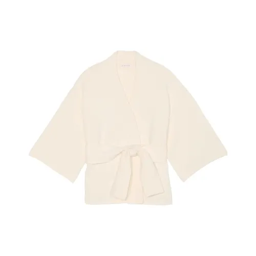 Victoria's Secret Luxe Crème Knit Wrap Sweater / CANDLELIGHT Knitwear Women's Candlelight White